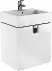 Dulap suspendat pt lavoar Kolo Twins mdf alb 1 usa 60 cm