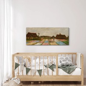 Tablou - Vincent van Gogh, Flower Beds in Holland, reproducere (120x50 cm)