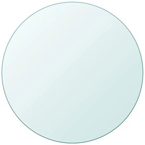 Blat de masa din sticla securizata, rotund, 300 mm 1, Transparent, O 30 cm