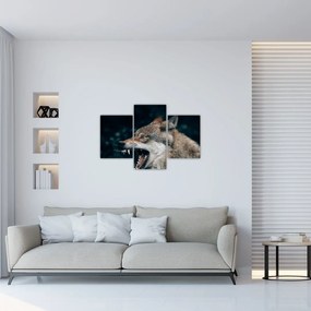 Tablou cu lup (90x60 cm)