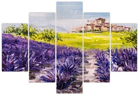 Tablou - Provence, Franța, pictură în ulei (150x105 cm)