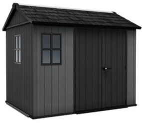 Căsuță de grădină din plastic Newton 2.0 9x7.5 gri