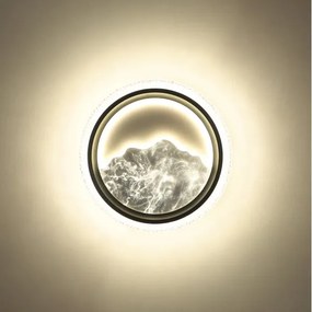 Globo 48494-28 - Plafonieră LED ODESSA, 28W, 230V, Ø 39,5 cm, argintie