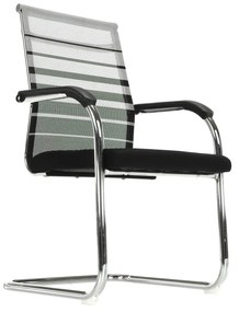 Scaun de şedinţă, gri/negru, ESIN