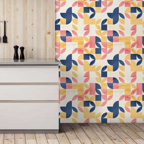 Tapet - model geometric retro