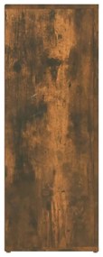 Servanta, stejar fumuriu, 80x30x80 cm, lemn prelucrat 1, Stejar afumat