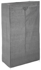 Dulap 5five Dark Grey, textil, 86x45x154 cm