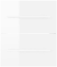 Dulap de chiuveta, alb extralucios, 41x38,5x48 cm, PAL Alb foarte lucios