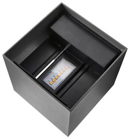 Nordlux MILDA - Aplică LED de perete pentru exterior, 4,9 W, 230 V, IP44, antracit