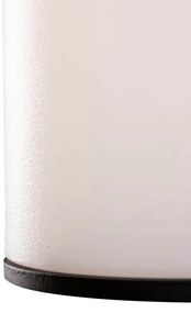 Lampă de podea de exterior albă, cu LED, IP65, reîncărcabilă, RGB - Fity