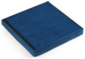 Taburet pliabil albastru ZAREX VELVET L