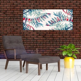 Tablou - Frunze tropicale (120x50 cm)