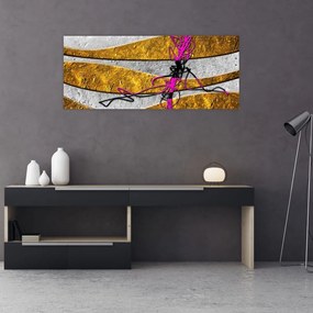 Tablou cu abstracție (120x50 cm)