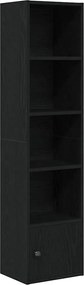 vidaXL Bibliotecă Stejar negru 31x24x127 cm Lemn prelucrat