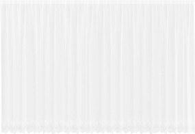 vidaXL Cortină din Dantelă cu perdele Alb 200 x 600 cm Poliester