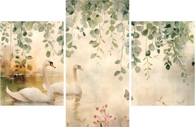 Tablou - Lac, acvariu (90x60 cm)