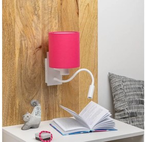 Lampă LED de perete Brilagi NUBILA 1xE27/25W/230V + LED/3W alb/roz