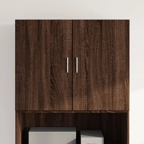 vidaXL Dulap de perete, stejar maro, 80x42,5x64 cm, lemn compozit