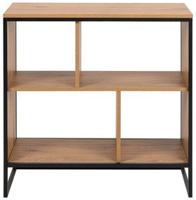 Bibliotecă cu aspect de lemn de stejar 77x79,5 cm Swindon – Actona