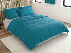 Lenjerie din microfibra LANTA turcoaz Dimensiune lenjerie de pat: 70 x 80 cm | 140 x 200 cm