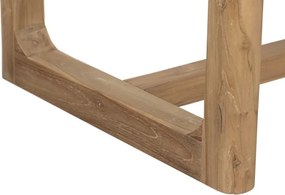 Măsuță de cafea din lemn masiv de teak, 180×70×40 cm, „Kayu"
