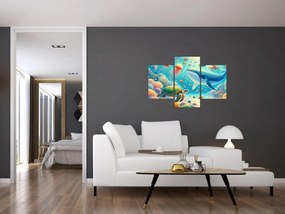 Tablou - Lumea sub apă (90x60 cm)