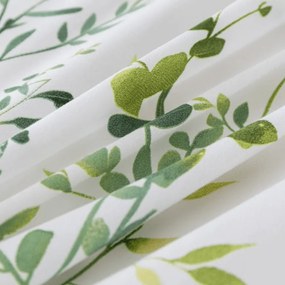 Lenjerie de pat din microfibra FLORAMA albă Dimensiune lenjerie de pat: 70 x 90 cm | 140 x 200 cm