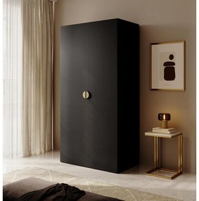 Dulap de haine Moonie XII  (negru + alb). 1099626