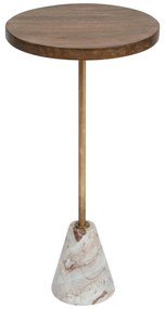 Masuta de cafea cu blat din marmura Ilian, Ø 35,5 cm