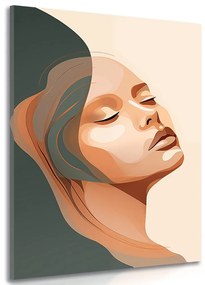 Tablou frumusețea femeii Peach Fuzz