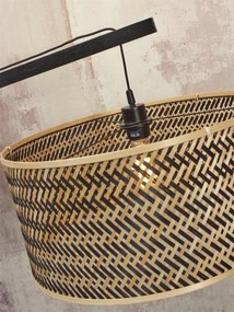 Lampadar eco din bambus Java L nat/50x22, bl/nat