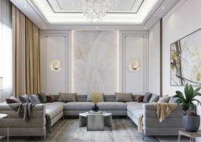 Aplica de perete LED moderna design deosebit CHARMES crom