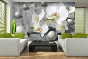 Fototapet - Orhidee albă (152,5x104 cm), în 8 de alte dimensiuni noi