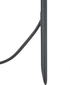 Spot cu țăruș negru 40cm incl. LED reglabil IP65 incl. cablu și ștecher - Carl