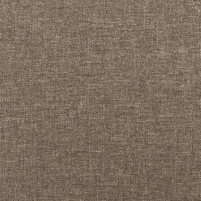 Cadru de pat box spring, gri taupe, 90x200 cm, textil Gri taupe, 25 cm, 90 x 200 cm