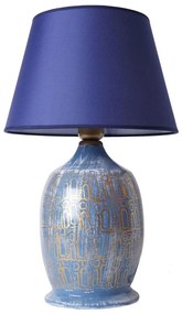 Lampă de masă RAMZES 1xE27/40W/230V, albastră