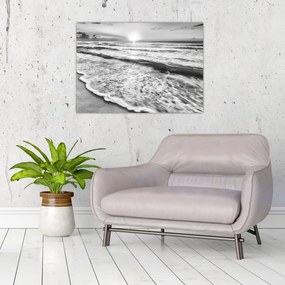 Tablou - Apus de soare pe malul mării (70x50 cm)