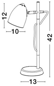 Lampa de birou Alina alb NVL-8808402