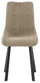 STONES Scaun acoperit cu material textil ușor de curățat. Picioare din metal vopsit 45cm X 56cm H. 86cm | Aosom Romania
