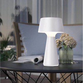 Eglo SCORRANO 75795-LED lampă de masă reîncărcabilă pentru exterior LED/3W/230V 2000mAh IP44 albă