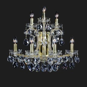 Aplica de perete Maria Theresa cu 7 brate, cristal Bohemia