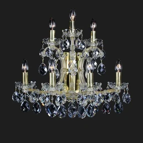 Aplica de perete Maria Theresa cu 7 brate, cristal Bohemia