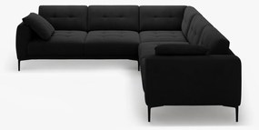 Coltar Bemy 5 locuri catifea Salvador L290 cm