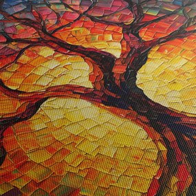 Tablou - Arborele vieții în mozaic (120x50 cm)