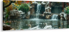 Tablou - iaz asiatic (120x50 cm)