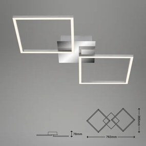 Plafonieră LED dimabilă Briloner 3182-018 FRAME 2xLED/15,5W/230V