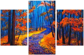 Tablou - Pădurea toamna (90x60 cm)