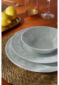 Set de masă 18 piese alb/porțelan