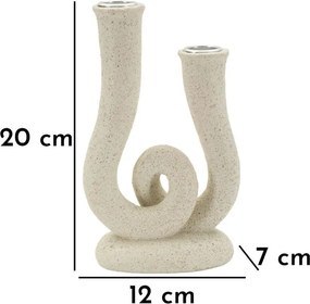 Sfeșnic din polirășină Stons – Mauro Ferretti