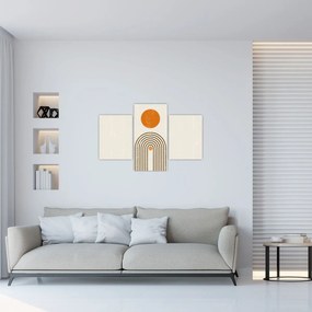 Tablou - Arcuri maro (90x60 cm)